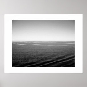 Affiche Black Velvet Ocean Photographie noir et blanc