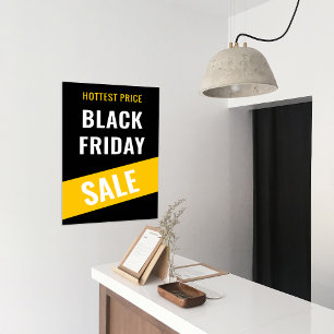 Affiche Black Vendredi VENTE Affaires Promo de rabais