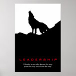 Affiche Black White Inspiration Leadership Wolf Pop Art<br><div class="desc">Wolves Digital Artwork - Wolf Silhouette Ordinateur Animal Art - College Wild Animaux Ordinateur Images</div>