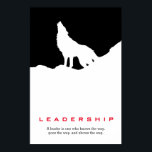 Affiche Black White Inspiration Leadership Wolf Pop Art<br><div class="desc">Wolves Digital Artwork - Wolf Silhouette Ordinateur Animal Art - College Wild Animaux Ordinateur Images</div>
