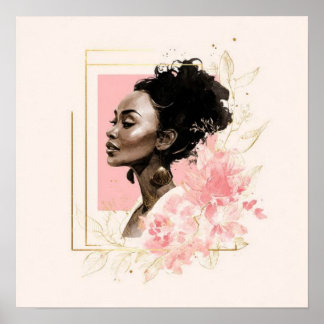 Affiche Black Woman Empowerment Art