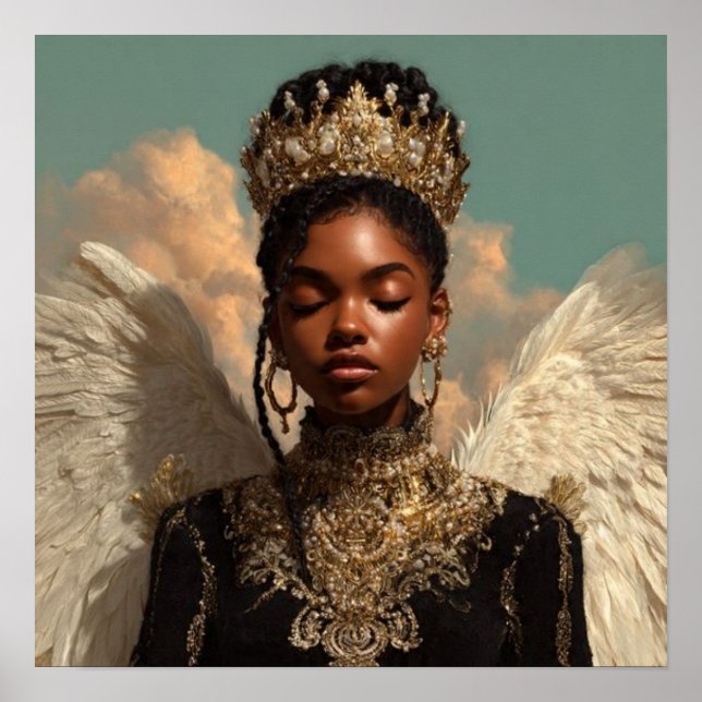 Affiche Black Woman Empowerment Art (Devant)