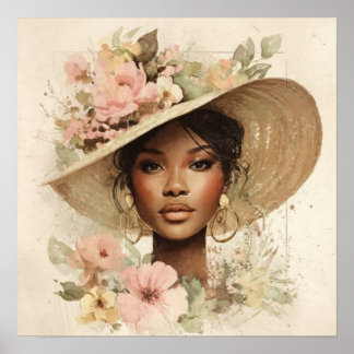 Affiche Black Woman Empowerment Art