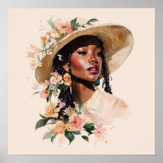 Affiche Black Woman Empowerment Art