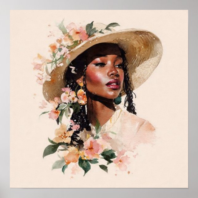 Affiche Black Woman Empowerment Art (Devant)