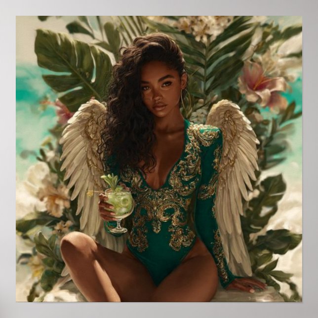 Affiche Black Woman Empowerment Art (Devant)