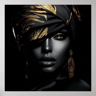 Affiche Black Woman Empowerment Art