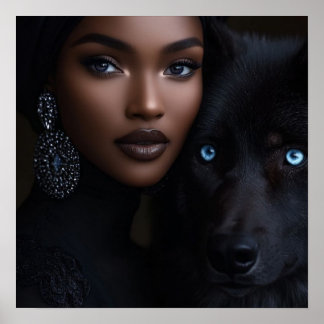 Affiche Black Woman Empowerment Art