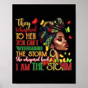 Affiche Black Women Melanin Black History Mois Wo