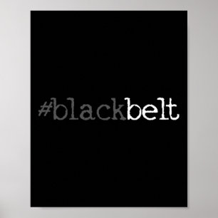 Affiche Blackbelt Karate Taekwondo Martial Arts Cadeau 1