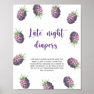 Affiche Blackberry - Late night couches jeu