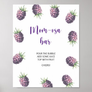 Affiche Blackberry \ Mom-osa bar