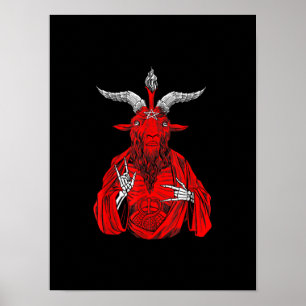 Affiche Blackcraft Antichrist Goat Satan Baphomet