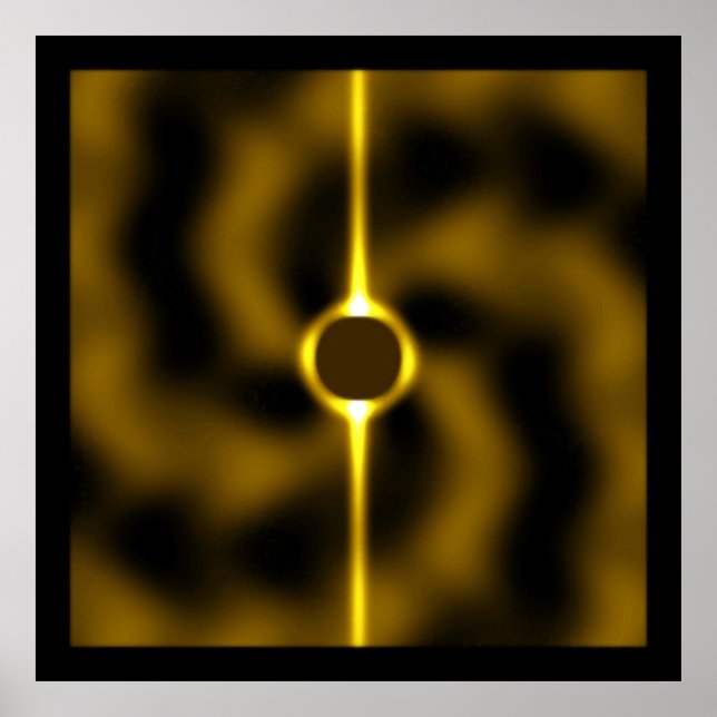 Affiche Blackhole and Singularity  (Devant)