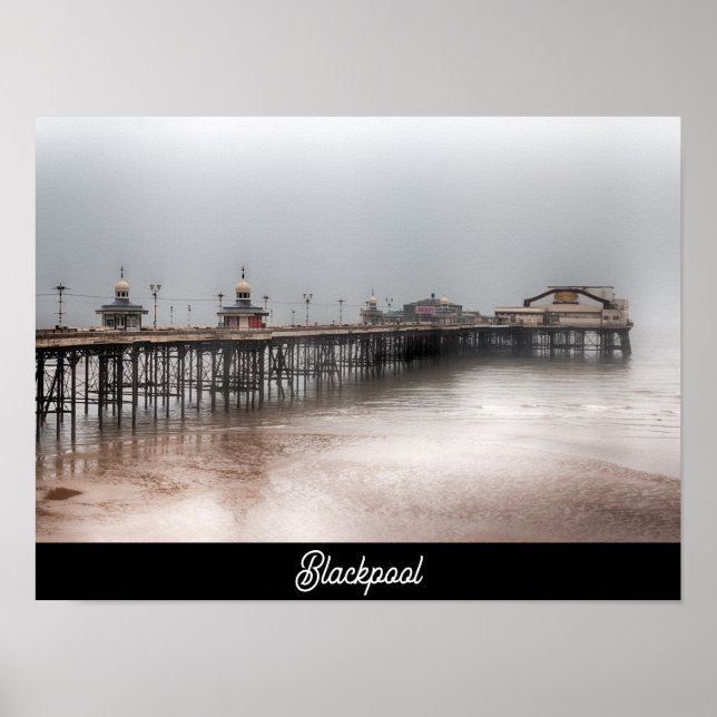 Affiche Blackpool North Pier (Devant)