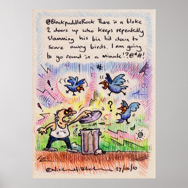 Affiche @BlackpuddleRock's irkafirka print (Devant)