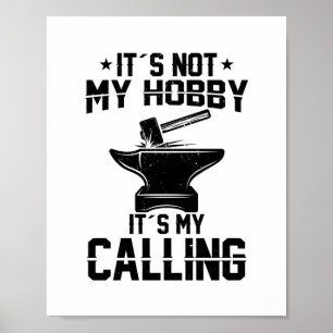 Affiche Blacksmith Sayings   Cadeaux d'artisanat forgeron