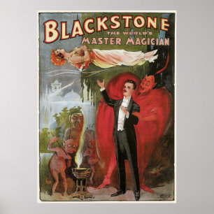 Affiche Blackstone, Magician principal du monde, 1934