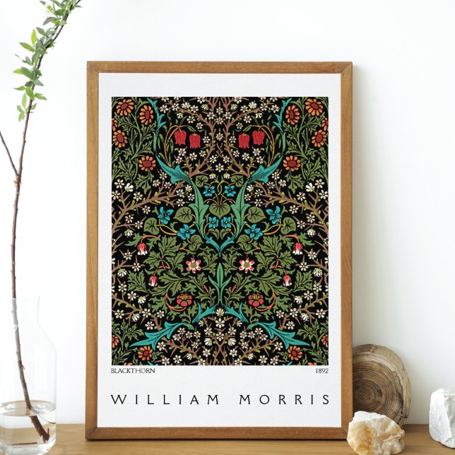 Affiche Blackthorn Wildflower Meadow William Morris (Créateur téléchargé)