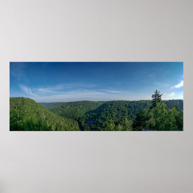 Affiche Blackwater Canyon, Blackwater Falls State Park, WV (Devant)