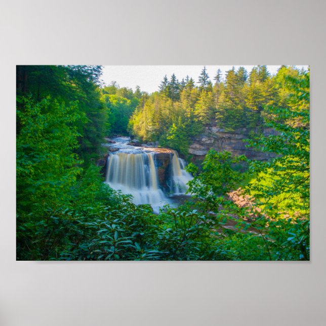 Affiche Blackwater Falls, Virginie-Occidentale (Devant)