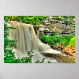 Affiche Blackwater Falls, Virginie-Occidentale