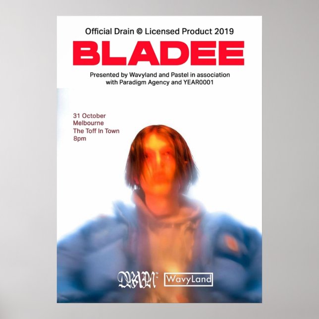 Affiche bladee (Devant)