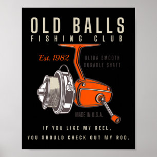 Affiche Blague de pêche drôle pour 40 ans pour hommes Plus