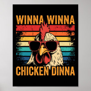Affiche Blague de poulet drôle Poules Petit exploitant agr