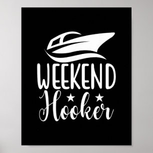 Affiche Blague drôle de week-end Marin Croisière Yacht Mar