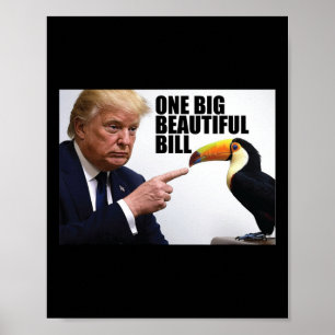 Affiche Blague drôle Donald Trump Une Grande Belle Loi
