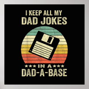 Affiche Blagues drôles de papa pour hommes dans dad-a-Base