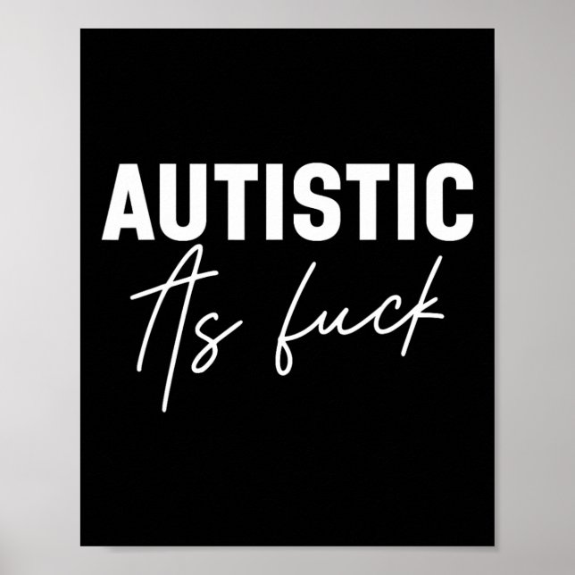 Affiche Blagues drôles sur l'autisme  (Devant)