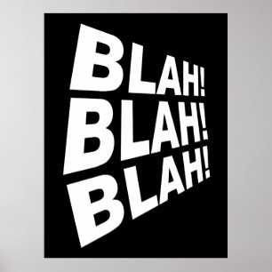 Affiche Blah Blah