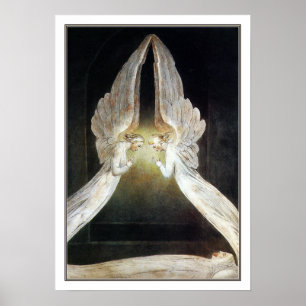 Affiche Blake : Le Christ dans la tombe, gardée par des
