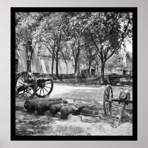 Affiche Blakely Guns and Ammunition in Charleston 1865