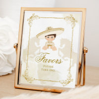 Blanc Gold Mexicain Boy Baptême 1er Anniversaire F