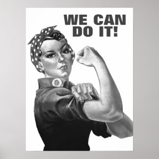 Affiche Blanc Noir Nous Pouvons Le Faire Propagande De La