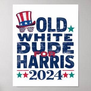 Affiche Blanc pour Kamala-harris Première Femme Présidente