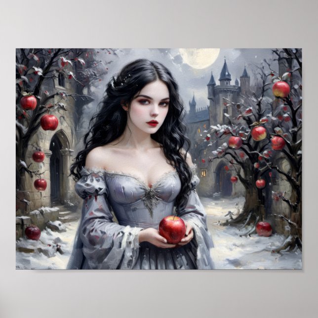 Affiche Blanche-Neige et conte Apple (Devant)