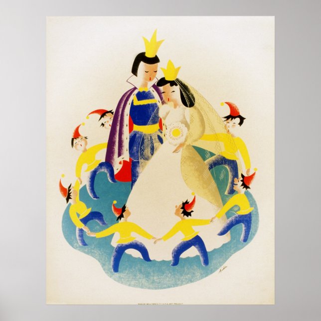 Affiche Blanche Neige et les sept nains (Devant)