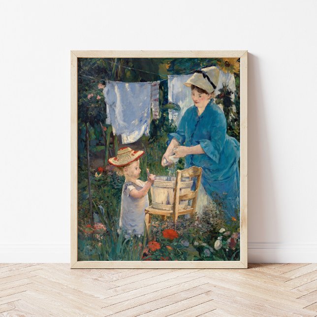 Affiche Blanchisserie | Édouard Manet (Créateur téléchargé)