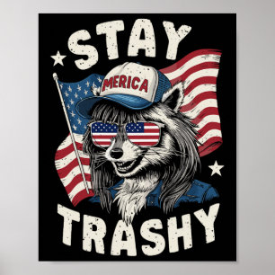 Affiche Blancs Trash Party à Redneck Raccoon Stay Tras