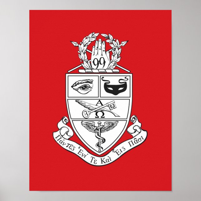 Affiche Blason de Kappa Psi (Devant)