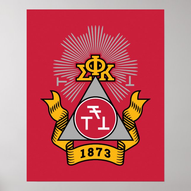 Affiche Blason de Phi Sigma Kappa (Devant)