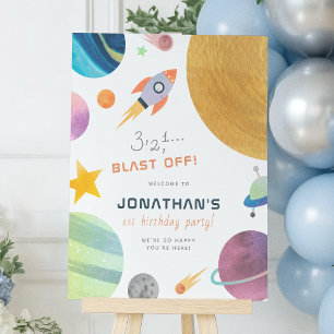 Affiche Blast Off ! Randonnée En Roquette Autour De L'Anni