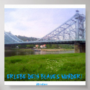 Affiche Blaues Wunder Dresden