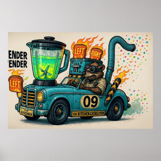 Affiche Blender Wender (Cataclysme De Cuisine) (Devant)