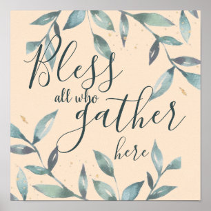Affiche Bless all who gather here