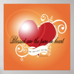 Affiche - Blessed sont la pure dans le 5:8 de